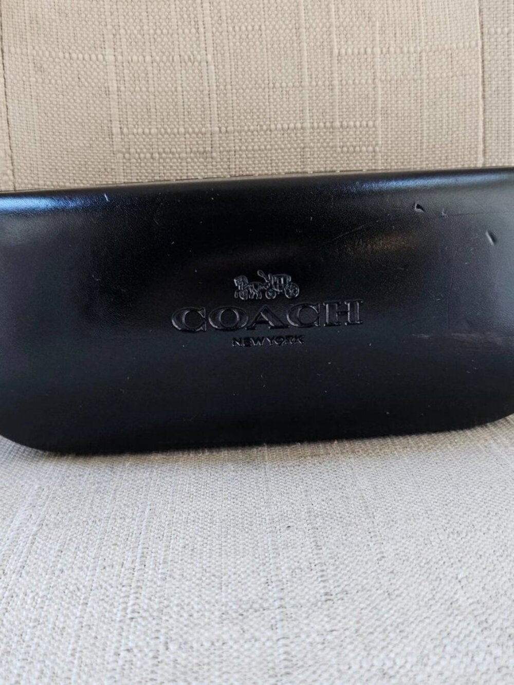 COACH Glasses Frame Black Hard Case Coach New York Eyewear Case Only